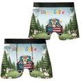 thumbnail image 3 of Happy Easter Shiba Inu American Flag Truck Bunny Ears All Over Print Boxer Briefs Underwear for Men Dad Shibas Dog Lovers Gifts Idea - 03001, 3 of 6
