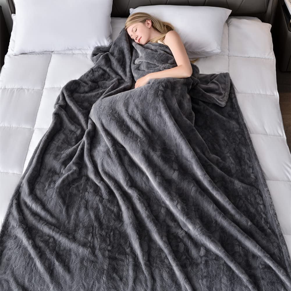 Krifey Oversized Throw Blanket, Super Soft Fluffy Luxury Minky Blanket