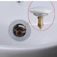 thumbnail image 7 of Up Bath Plug Universal Plug 66Mm Push Stopper With 28Mm Bouncing Core Metal Plug For Bath Bathroom Kitchen Sewers Faucets Easy To Use, 7 of 7