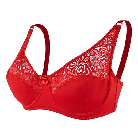 

Sports Bras For Women Pack Wirefree High Support Bra For Women Small To Plus Size Everyday Wear Exercise And Offers Back Support(L Red)
