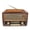 Light brown, variant on Vintage Radio Style Resin Planter - Personalized Decorative Flower Pot for Home and Office