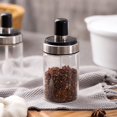 thumbnail image 4 of Pot de Rangement en Verre pour Condiments et Épices de Cuisine avec Couvercle à Cuillère, 4 of 10
