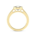 thumbnail image 2 of 1 Carat | IGI Certified Round Shape Lab Grown Diamond Engagement Ring For Women | 14K Yellow Gold | Lab Created Bezel Set Solitaire Diamond Engagement Ring | FG-VS1-VS2 Quality, 2 of 5