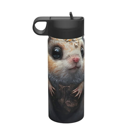

Tideii Cute Fat Ball Branch for 18OZ Insulated Space Bottle Stainless Steel Water Cup with Straw Suitable for Outdoor Sports Unisex
