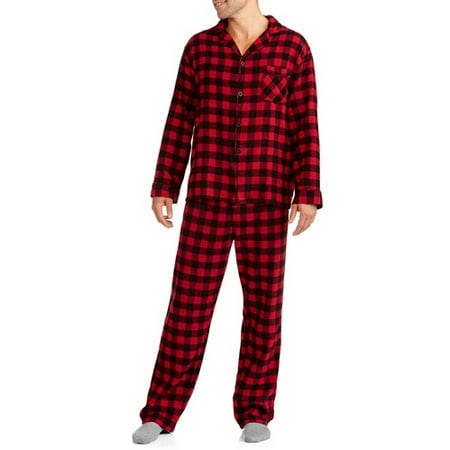 Hanes - ^^hanes Big Men's Flannel Pajama Set - Walmart.com