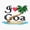 1pcs, variant on I Love Goa Beach Vibes Travel Scenery Sticker