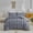 ZLJ03, variant on Green Pinch Pleat Duvet Cover Set Queen, Ruched Puff Bedding Set, Luxury Boho Soft Microfiber All Season Tufted Bed Comforter with 2 Pillow Shams