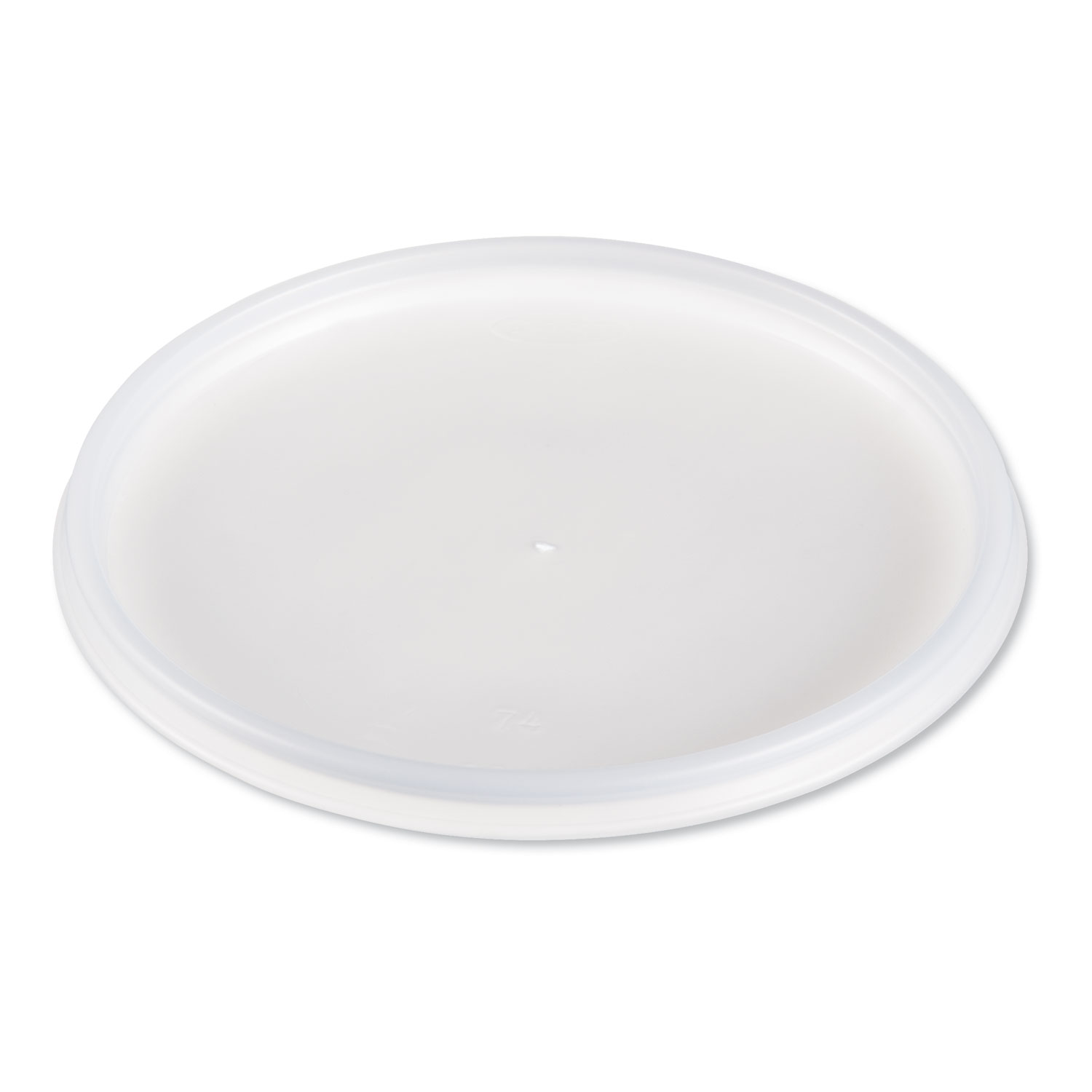 Dart® Plastic Lids For Foam Cups, Bowls And Containers, Vented, Fits 6-14 Oz, White, 1,000/carton