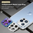 thumbnail image 3 of Aluminum Luxury Frame Metal Lens Protection Phone Case For iPhone 13 14 Pro Max 12 mini 11 Pro Stainless Steel Shockproof Cover LUHAN, 3 of 7