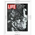 thumbnail image 5 of Art.com Helicopter Crew Chief James Farley Shouts to Crew as Pilot Lt Magel Dies Beside Him, April 16, 1965 Photographic Print by Larry Burrows, White Frame Wall Art, 32" x 40", 5 of 5