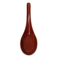 thumbnail image 4 of Contemporary Glossy Finish Red Black Melamine Asian Soup Spoons Pack Of 6 Set, 4 of 8