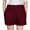 Wine, variant on uikmnh Girls Pants Summer Casual Linen Shorts with Drawstring Elastic Waist and Convenient Pockets for Beach Play Size:13-14 Years