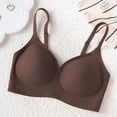 thumbnail image 3 of Blmnix Minimizer Bras Womens Bras Bralette Wireless Bras Seamless Bras Bras Brown Push Up Bras for Women,XL, 3 of 4