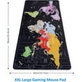 thumbnail image 2 of XXL Large Gaming Mouse Pad - World Map Big Mouse Pad 35.4" x 15.7" Extended Desk Mat with Stitched Edges, Non-Slip Base Water Resist Keyboard Pad, Large Mouse Pad for Gamer, Office, Home, 2 of 6