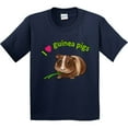 thumbnail image 3 of Inktastic I Love Guinea Pigs Youth T-Shirt, 3 of 5