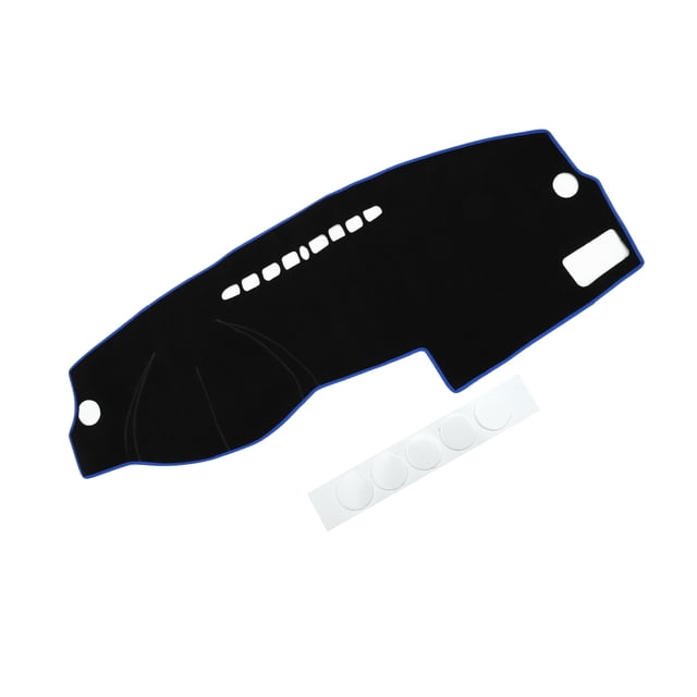 Cubierta de tablero única interior antideslizante para Volkswagen Golf 4 MK4 1997-2004 poliéster negro azul