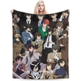 thumbnail image 2 of Osamu Dazai Blanket Soft and Warm Lightweight Fluffy Throws Blankets Rug Carpet Gift for Beach Yoga Bedroom Living Room Decoration Sofa Camping Trip Dorm Decor All Season, 2 of 6