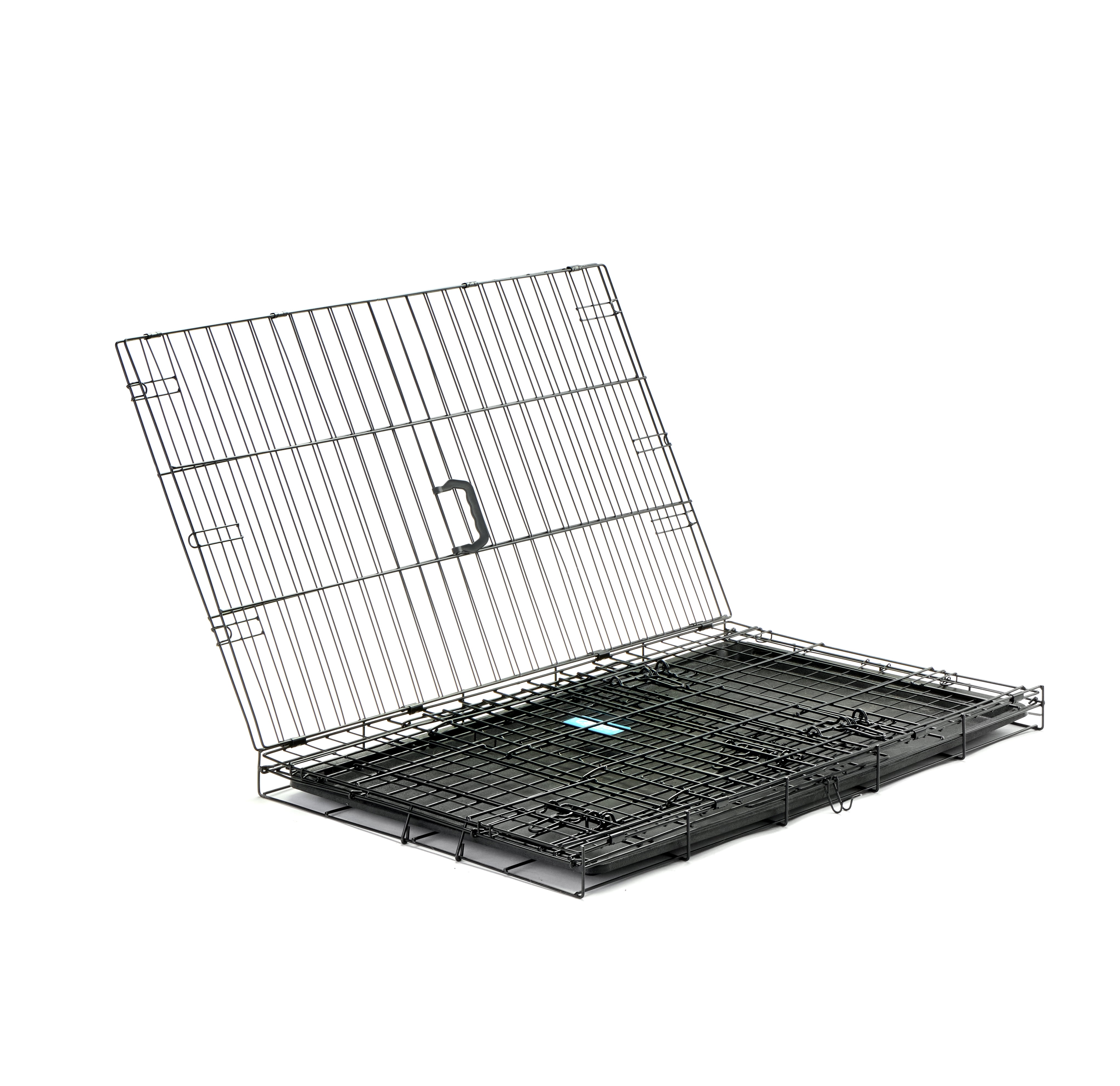 Carlson Pet Products Double Door Wire Crate with Divider, Intermediate, 36" L