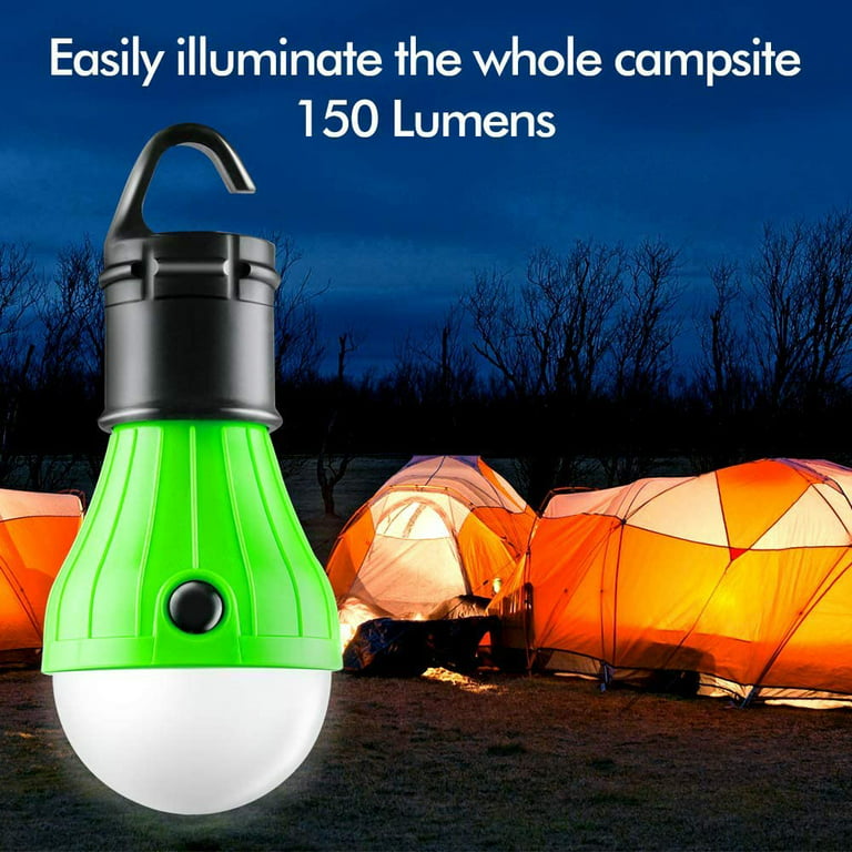 Tent Lamp Portable LED Tent Light, 4 Packs Clip Hook Hurricane Emergency Lights LED Camping Light, Boy's, Size: 4.6, A-SEMI-CLOSED-HOOK