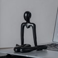 thumbnail image 3 of Estatua Abstracta Nórdica Figura Abstracta Escultura Pequeños Adornos Mini Arte Moderno Decoración de Escritorio A, 3 of 7