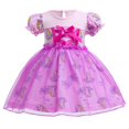 thumbnail image 1 of Vestido de princesa para niñas, vestido de fiesta de cumpleaños, disfraz de manga corta con estampado de dibujos animados zhangmengya unisex, 1 of 2