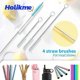 thumbnail image 5 of 8-Pack Set, Long Handle Bottle Cleaning Brush for Washing Narrow Neck Beer Bottles Wine Decanter Narrow Cup Tubes Sinks Cover, Whit, 5 of 5