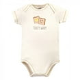 thumbnail image 2 of Touched by Nature Organic Cotton Bodysuits 5pk, Muffin, 6-9 Months, 2 of 6