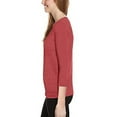 thumbnail image 2 of Buffalo Ladies' 3-Quarter Sleeve Sweater, Red, Small, 2 of 4