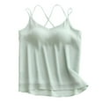 thumbnail image 6 of Lime Green Vneck Chiffon for Women Sleeveless Spaghetti Strap Lightweight Thin Camisole Tank Top Vest Pajamas Night Gowns Teen Girls 2025 Clothing Trendy L, 6 of 9