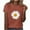 Brown, variant on Ruimatai Womens Tops Plus Size Daisy Printed Tops for Women Trendy Realaxed Fit Shirts Summer Outfit Women