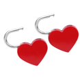 thumbnail image 3 of POCREATION 2 Sets Heart Lock Metal Colorful Exquisite Household Craft Supplies With Keys 30x39mm,Heart Lock,Key Lock, 3 of 8