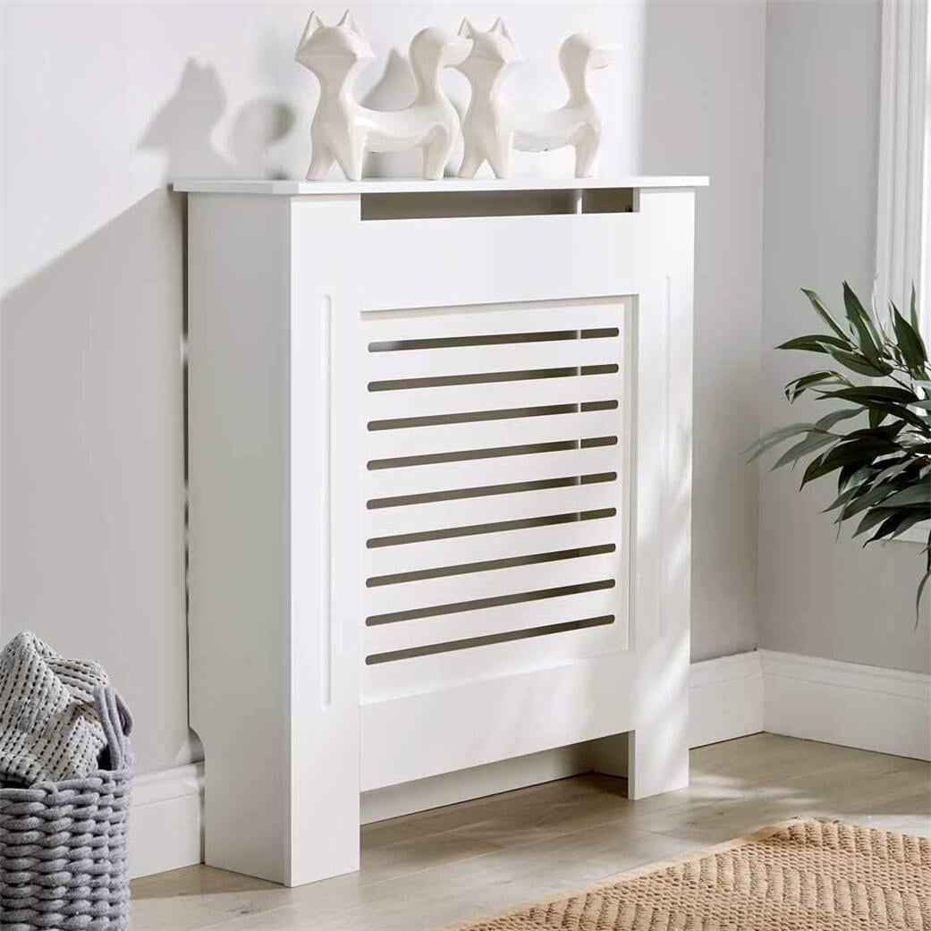 LUVODI 30x7.4x36 inch Horizontal Radiator Cover Grill Shelf Cabinet MDF Wood Modern Traditional Furniture