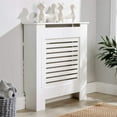LUVODI 30x7.4x36 inch Horizontal Radiator Cover Grill Shelf Cabinet MDF ...