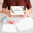 thumbnail image 2 of Koyal Wholesale Groomsmen Wedding Day Gift Cards with Envelopes Set of 8 Geometric Greenery On My Wedding Day Cards, 2 of 5