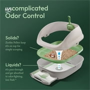 Purina Tidy Cats Breeze Cat Litter Box System Kit with Pellet Cat Litter, Litter Box, and Litter Box Pads