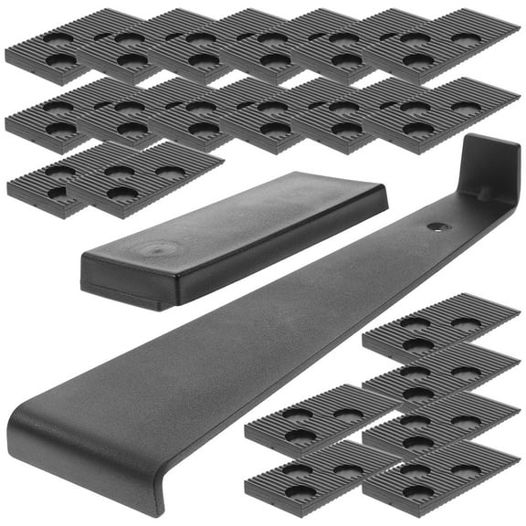 DECOMELODY 1 Set Spacers for Flooring Installation in Black Carbon Steel and PP for Professionals