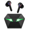 UrbanX True Wireless Earbuds Bluetooth 5.0 IPX8 Waterproof Touch Control Earbuds with Mic Earphones in-Ear Deep Bass Built-in Mic Bluetooth Headphones For Motorcycle - Black