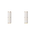 thumbnail image 1 of Moyic Portavasos para baño, elegante, duradero y respetuoso con el medio ambiente, cepillo de portátil, cepillo de de viaje, organizador de blanco 2Conjunto, 1 of 6