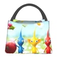 thumbnail image 2 of Lsque Pikmin Pattern Portable Insulation Lunch Bag, Insulated Food Delivery Bag, Meal Grocery Tote Insulation Bag Large Capacity Reusable Warming Bag, 2 of 9