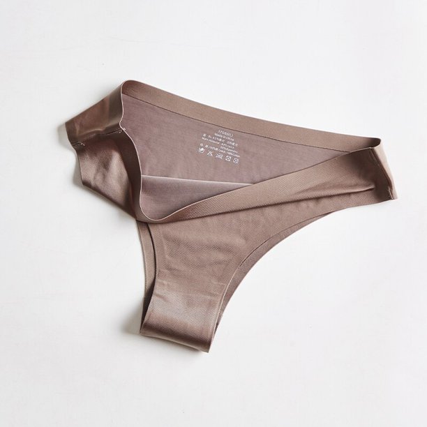 Bragas sin costuras para mujer, tangas ultrafinas de nailon, lencería suave sólida, ropa interior femenina, bragas de seda helada, 1 ud. Tan Jianjun unisex