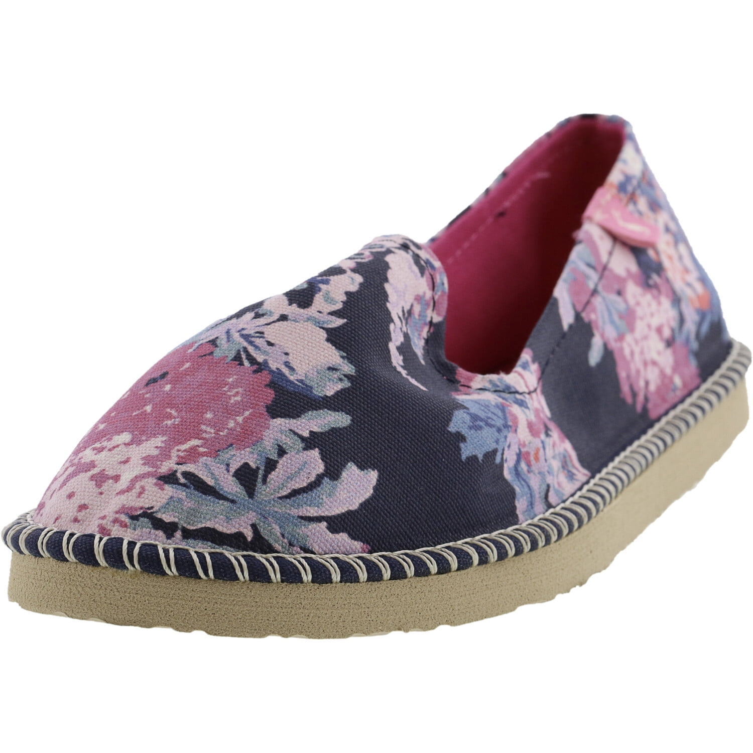Joules Joules Women's Flipadrille Dark Blue Floral Low Top Fabric SlipOn Shoes 6M Walmart