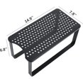 thumbnail image 3 of Water Filter Dispenser Stand with Drip Tray - 7.9''W x 14.9''D x 6.8''H, Metal Stand Designed For Filter, Compatible with Zero Water, PUR, Waterdrop etc., 3 of 5
