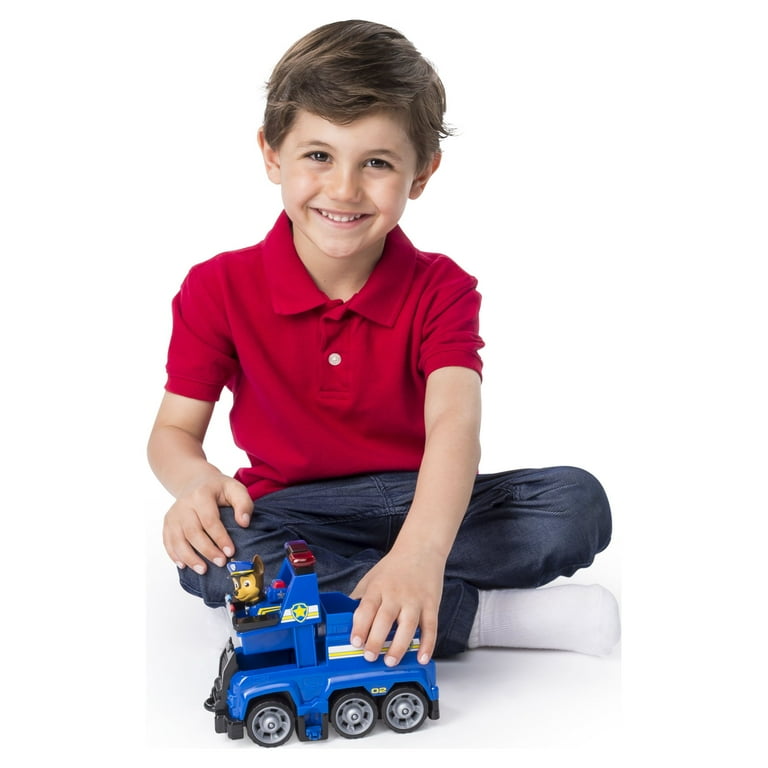PAW Patrol Ultimate Rescue Chase s Ultimate Rescue Police Cruiser with Lifting Seat and Fold out Barricade for Ages 3 and Up Walmart