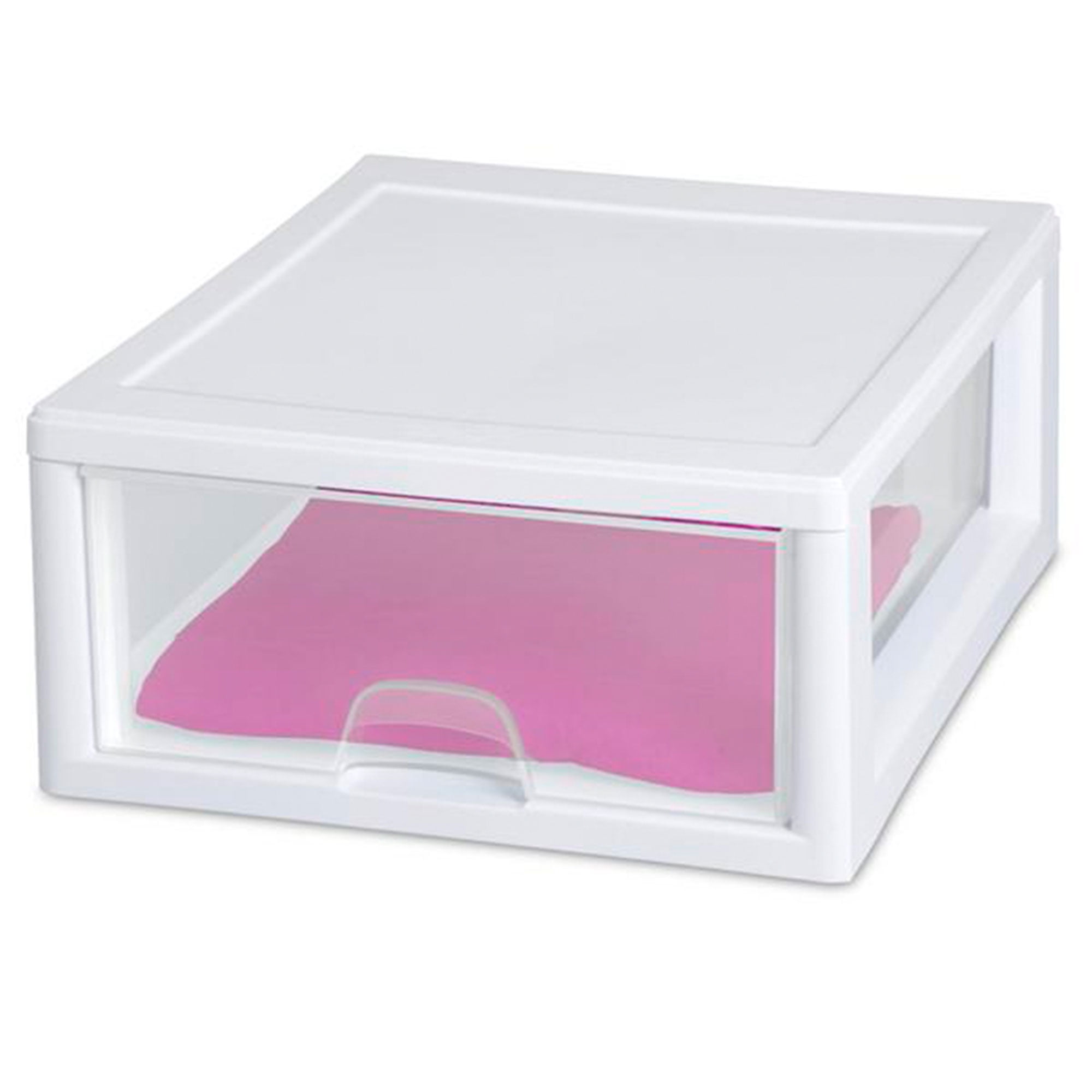 Sterilite 16 Quart Clear Plastic Stacking Storage Drawer Container Box (6  Pack), 6pk - Harris Teeter