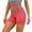 Red, variant on HomeGardon Shorts for Women Women Butt Lifting Booty Shorts 5" Seamless High Waisted Workout Shorts Scrunch Butt Lifting Short Gym Contour Cycling Biker Shorts Faded Color S-L