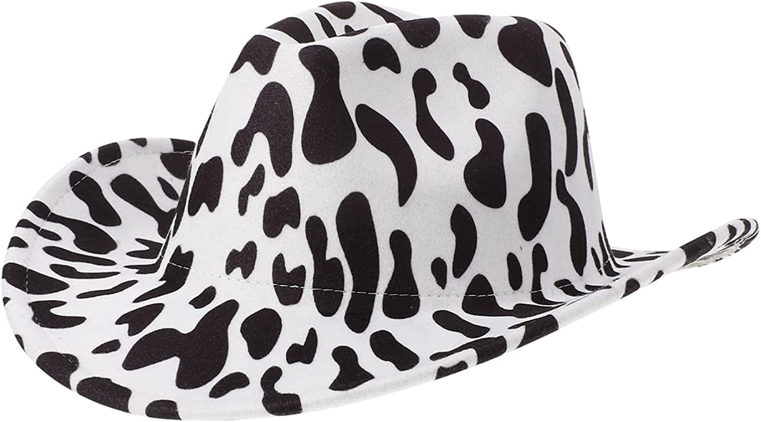 Cow Print Cowboy Hat Cow Hat Curly Hat 