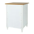 thumbnail image 3 of OSP Home Furnishings Medford File Cabinet withÂ&nbsp;white distressed faces with natural veneer tops, 3 of 6