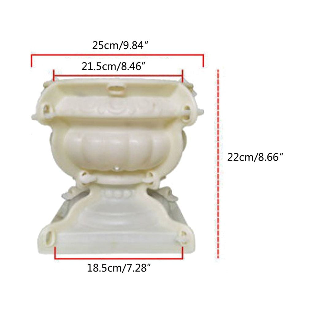 ZPAQI European Flower Pot Molds Plastic Resin Mold Home Decorations Bonsai Planter