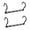 2pcs white, variant on Multifunctional Magic Hook Hanger Space-saving 5 Holes Hanger Simple Folding Windproof Clothes Hanger Apartments Dorms Home