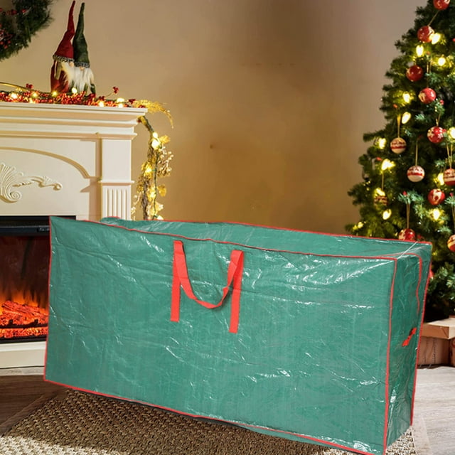 YIMWNYI Christmas Tree Storage Bag, Large Capacity, Durable Material, Holiday Decorations Organizer, Compact and Portable Design, Easy to Clean, Ideal for Christmas Tree and Holiday Items